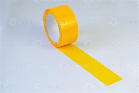 yellow duct tape roll on isolated background 12130964 Stock Photo at ...