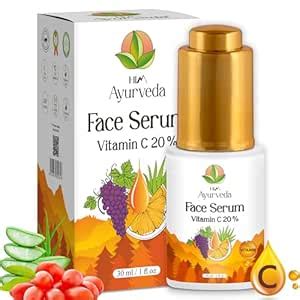 HIM Ayurveda Advanced 20% Vitamin C Brightening Serum | Fades Dark ...