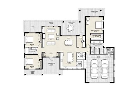 3-Bedroom Modern Minimalist Home (Floor Plan)