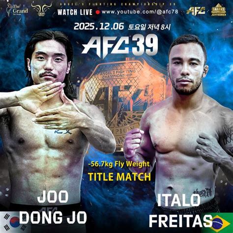 AFC 39 schedules double title bouts in Vietnam with Joo Dong-jo, Jang ...