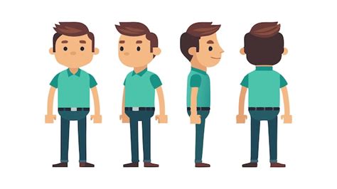 Cartoon Front Back Left 的图像结果