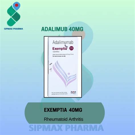 Rheumatoid Arthritis - Exemptia 40mg Adalimumab Injection Service ...