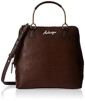 Hidesign Women Satchel Handbag (Brown) : Amazon.in: Shoes & Handbags
