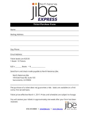 Fillable Online Admit One Ticket Template - PDF TemplatesJotForm Fax ...