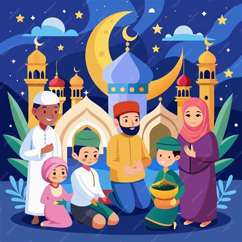 Premium Vector | Ramadan blessings eps vector files for a month of spiritual renewal