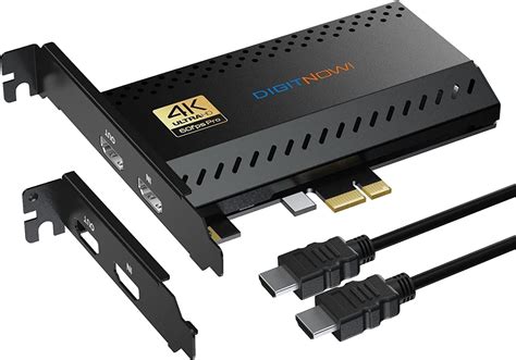 Carte de capture interne, carte de capture PCIe, streaming et enregistrement en 4K60 avec ...