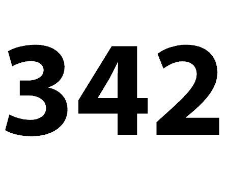 Zahl 342