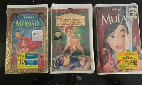 Disney vhs lot 3 Sealed Vhs Clamshell Tapes Little India | Ubuy