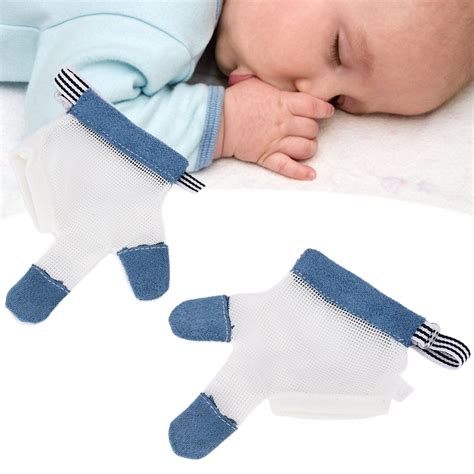 ESTINK 1 Pairs 2 Pieces Stop Thumb Sucking Finger Gloves Guard Baby Finger Sucking Stop Kit ...