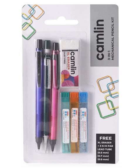 Camlin 3-In-1 Mechanical Pencil Kit (With Lead Tubes)