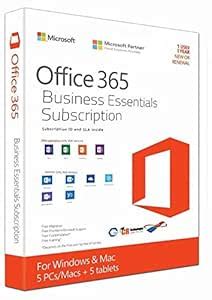 Microsoft office 365 business essentials subscription only web version ...