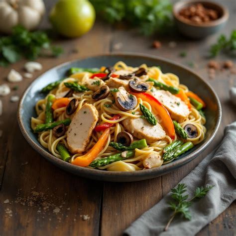 EasyChef | Creamy Chicken and Vegetable Pasta