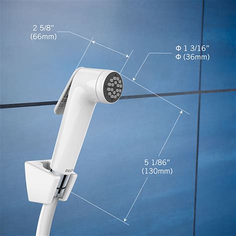 Delta Contemporary Health Faucet with Hose and Bracket | Bathroom ...