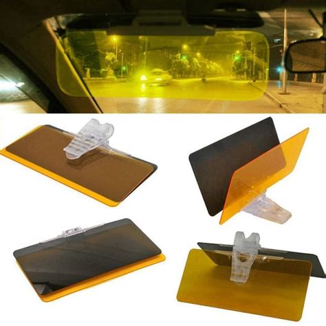 Kanget Car Sun Visor, 2 in 1 Universal Day and Night Anti-Glare Extend ...