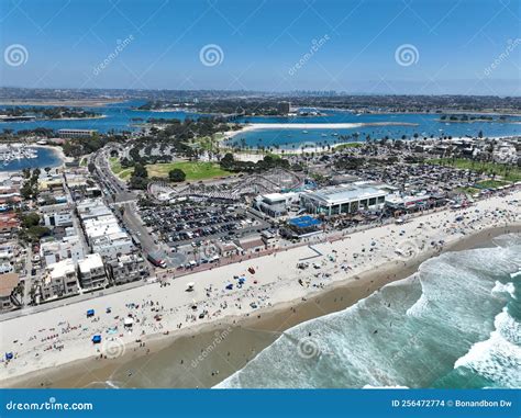 Aerial View of Belmont Park, an Amusement Park Built in 1925 on the ...