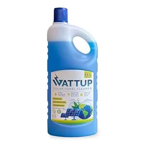 WattUp Solar Panel Cleaner, 100% Biodegradable, Non-Acidic Formula ...
