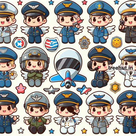 Printable Air Force Stickers and 50 Air Force Day Craft Activities for ...