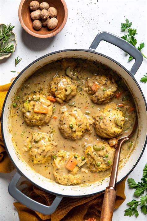 Vegan Chicken and Dumplings - Make It Dairy Free