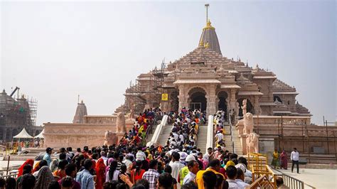 Ram Mandir Dhwajarohan: Flag hoisting marks completion of Ayodhya ...
