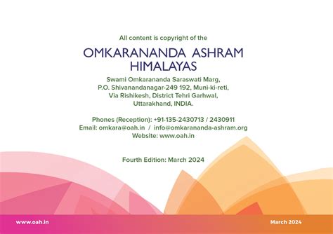 Omkarananda Ashram Himalayas - Educational Activities