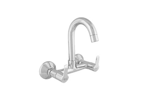 Johnson Pedder Sink Mixer, Hector Wall Mounted Sink Mixer with Swivel ...