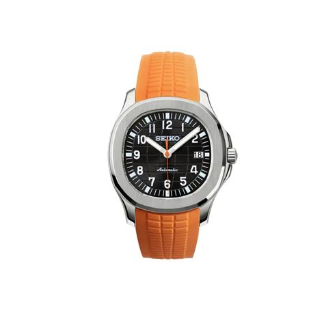 Seiko Aquanaut Custom Mod | Orange – India Mods Watch