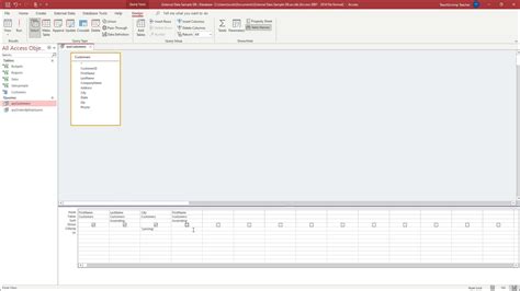 Image result for Query Design Grid Access