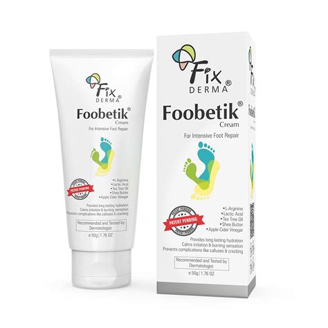 Fixderma Foobetik Cream, Foot cream, Foot Care For Diabetic, For Dry ...