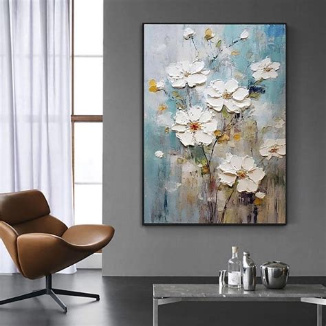 Peinture à l'huile faite à la main toile mur art décoration huile ...