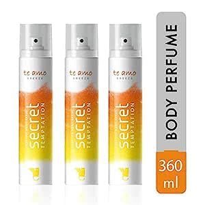 Buy Secret Temptation Te Amo Breeze Perfume Body Spray 120 ml (Pack of ...