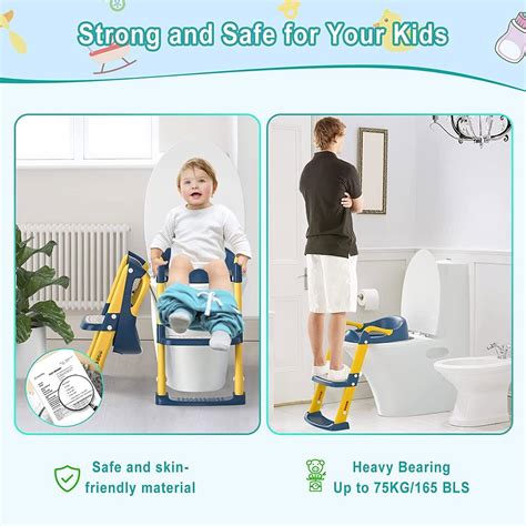 Kids Potty Training Seat Toilet Chair with Step | Ubuy India