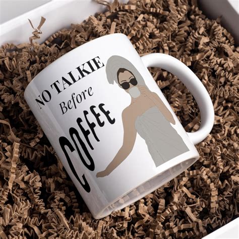 Buy No Talking Before Coffee Premium 330ml Coffee Mug - Gift with ...