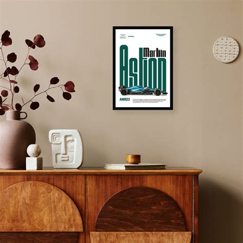 Aston Martin AMR23 Race Car A4 Wall Poster – Stickerly