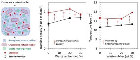 Elastocaloric Waste/Natural Rubber Materials with Various Crosslink ...