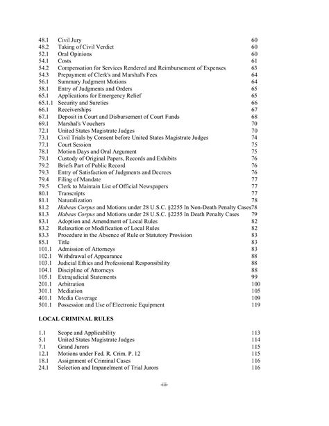 District of New Jersey Local Rules