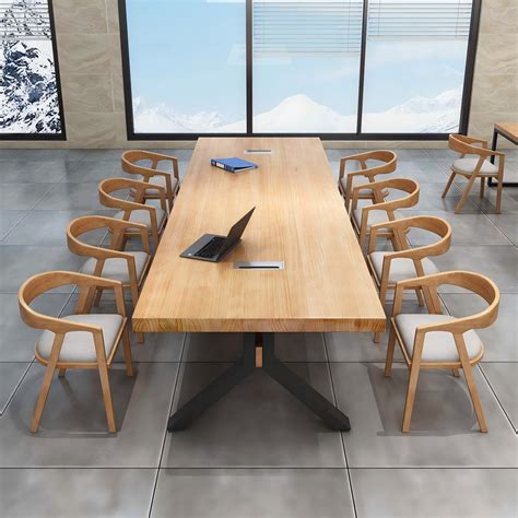 Heera Moti Anvay Conference Table | Beige