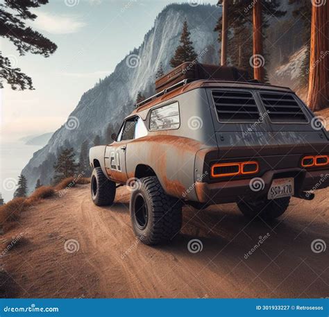 Rusty Dirt Offroad 4x4 Lifted Vintage Custom Camper Conversion Jeep Overlanding In Mountain ...