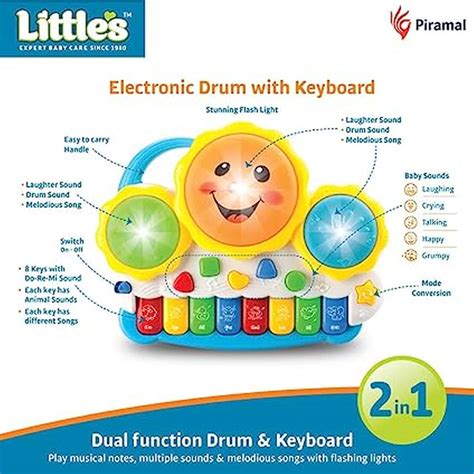 Buy LITTLE'S DRUM KEYBOARD MUSICAL TOY Online & Get Upto 60% OFF at ...
