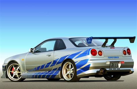 Nissan Skyline R34 GT-R : 2 Fast 2 Furious | Fast Speedy Cars
