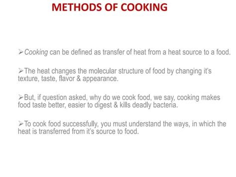 Methods of Cooking Food 的图像结果