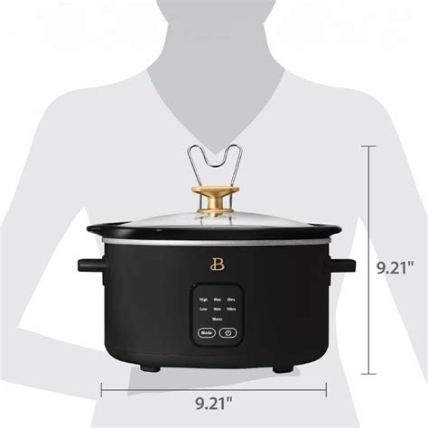 Beautiful 4-Quart Slow Cooker with Touch-Activated India | Ubuy