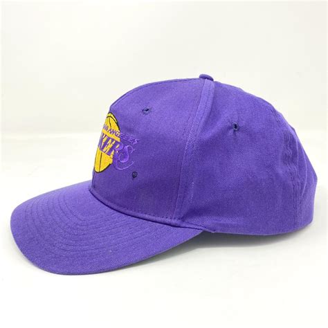 Vintage Los Angeles Lakers Hat Snapback Adjustable... - Depop