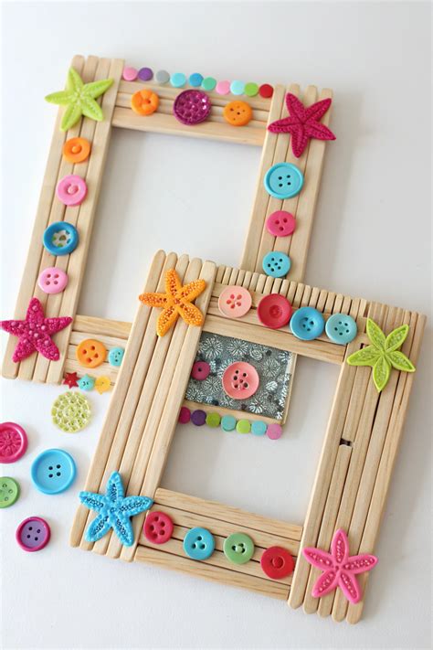 Image result for DIY Picture Frame Using Popsicle Sticks