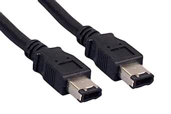 Kentek 10 Feet FT 6 Pin to 6 Pin IEEE-1394A 1394 Firewire iLINK DV ...