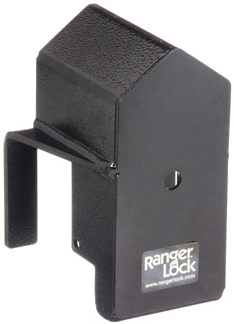 RANGER LOCK, Steel, Black, Padlock Guard with Lock - 4AYA1|RGUN-0L ...