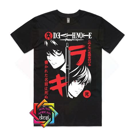 DEATH NOTE | ANIME INSPIRED T-SHIRT - The South African Desi