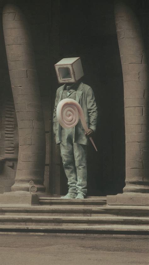 Download wallpaper 1350x2400 man, cube, spiral, fantasy, art iphone 8 ...