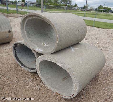 (3) C concrete culvert pipes in Burlington, KS | Item FK9217 sold ...