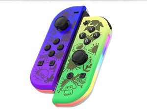 Etzin RGB LED Joy Con Controller for Nitendo Compatible Switch Wireless ...