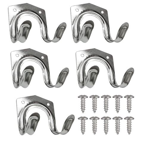 Garage Tool Storage Hooks Set 5 Packs Wall Mounted Double | Desertcart ...